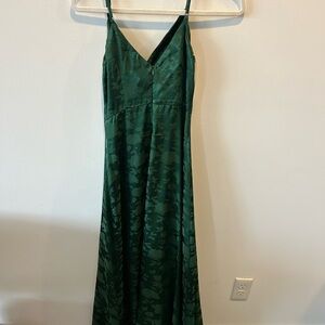 Elegant Green Floral Dress From Lulus
